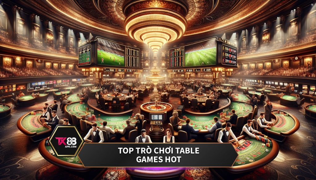 Top trò chơi table games hot.