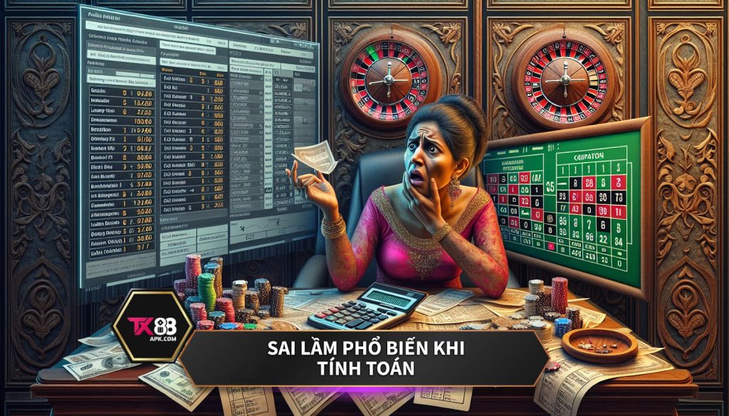 Sai lầm phổ biến khi tính toán.