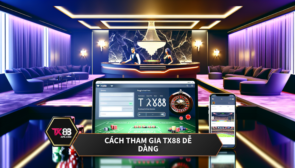 Cách tham gia TX88 dễ dàng.