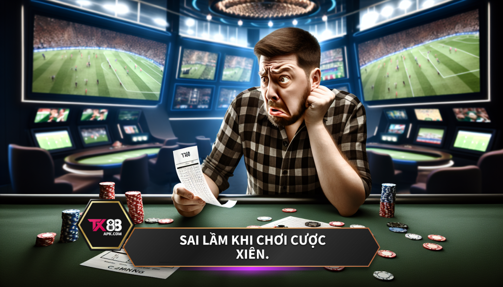 Sai lầm khi chơi cược xiên.