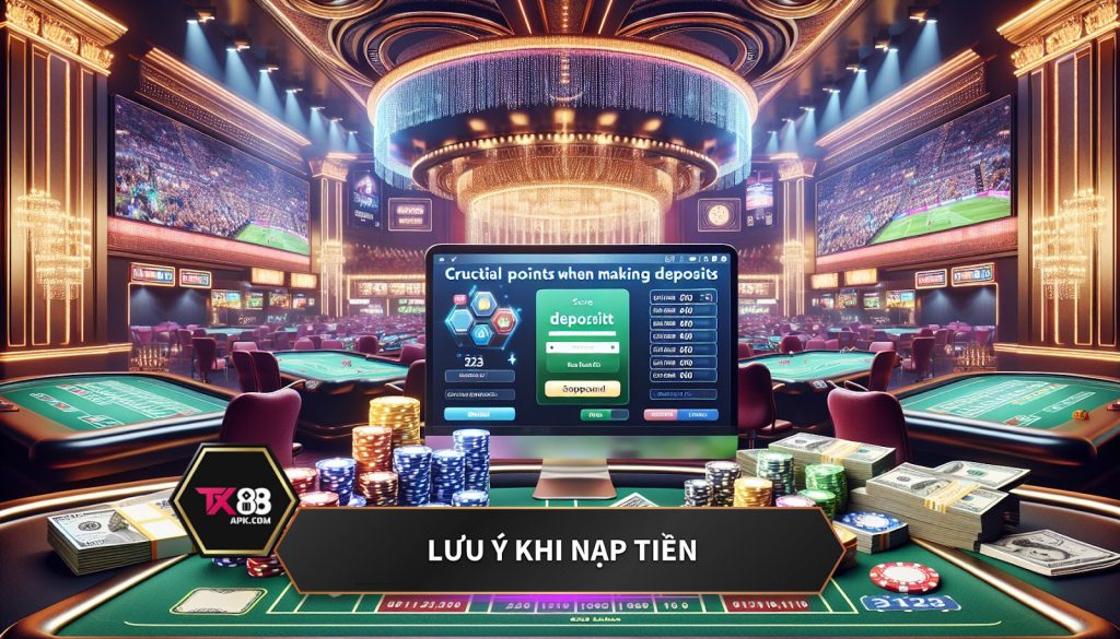 Lưu ý khi nạp tiền.