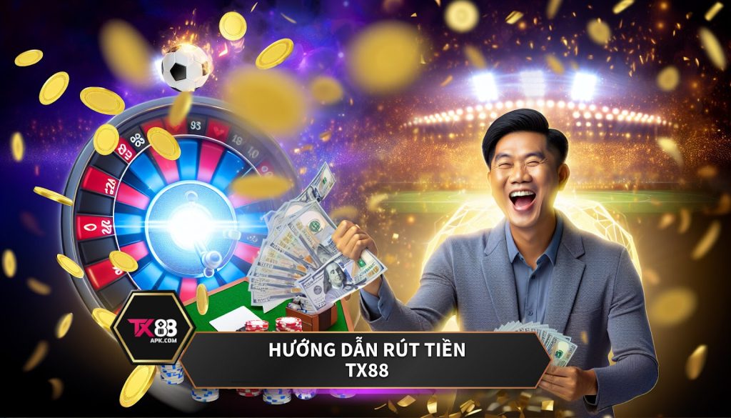 Hướng dẫn rút tiền TX88.