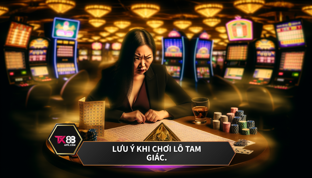 Lưu ý khi chơi lô tam giác.