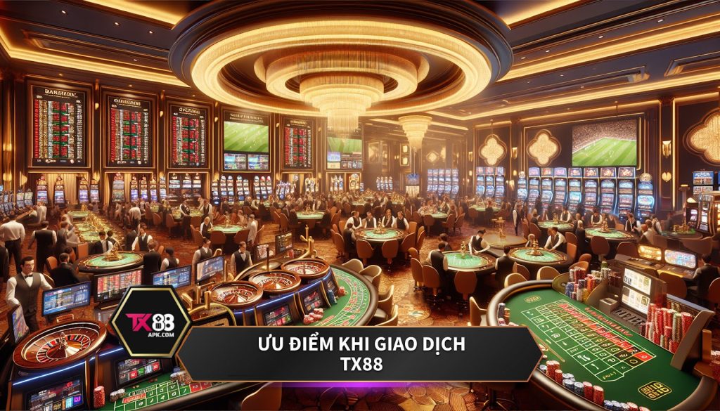 Ưu điểm khi giao dịch TX88.